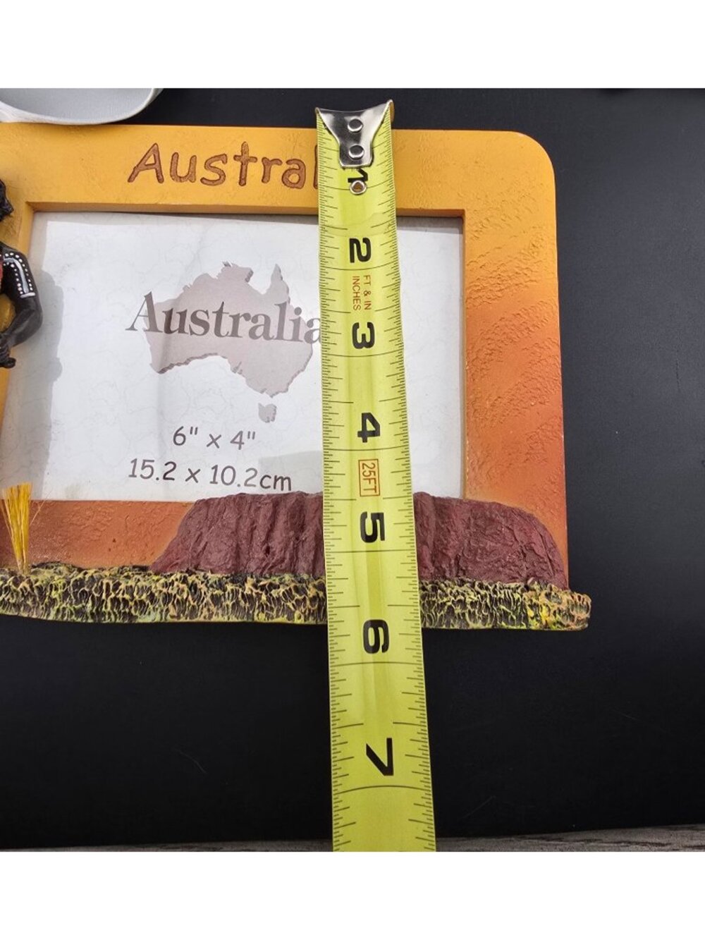 Australia Resin 6"x 4" Photo Frame Aboriginal Figurine Souvenir Vacation Travel - Picture 11 of 11